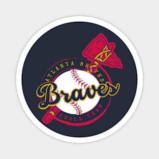 braves baseball Magnet